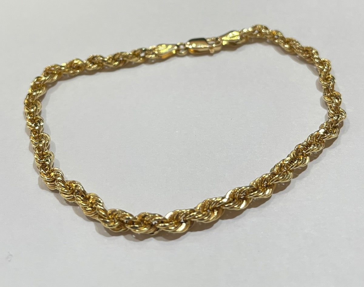 18K Yellow Gold Cabo De Aco Bracelet