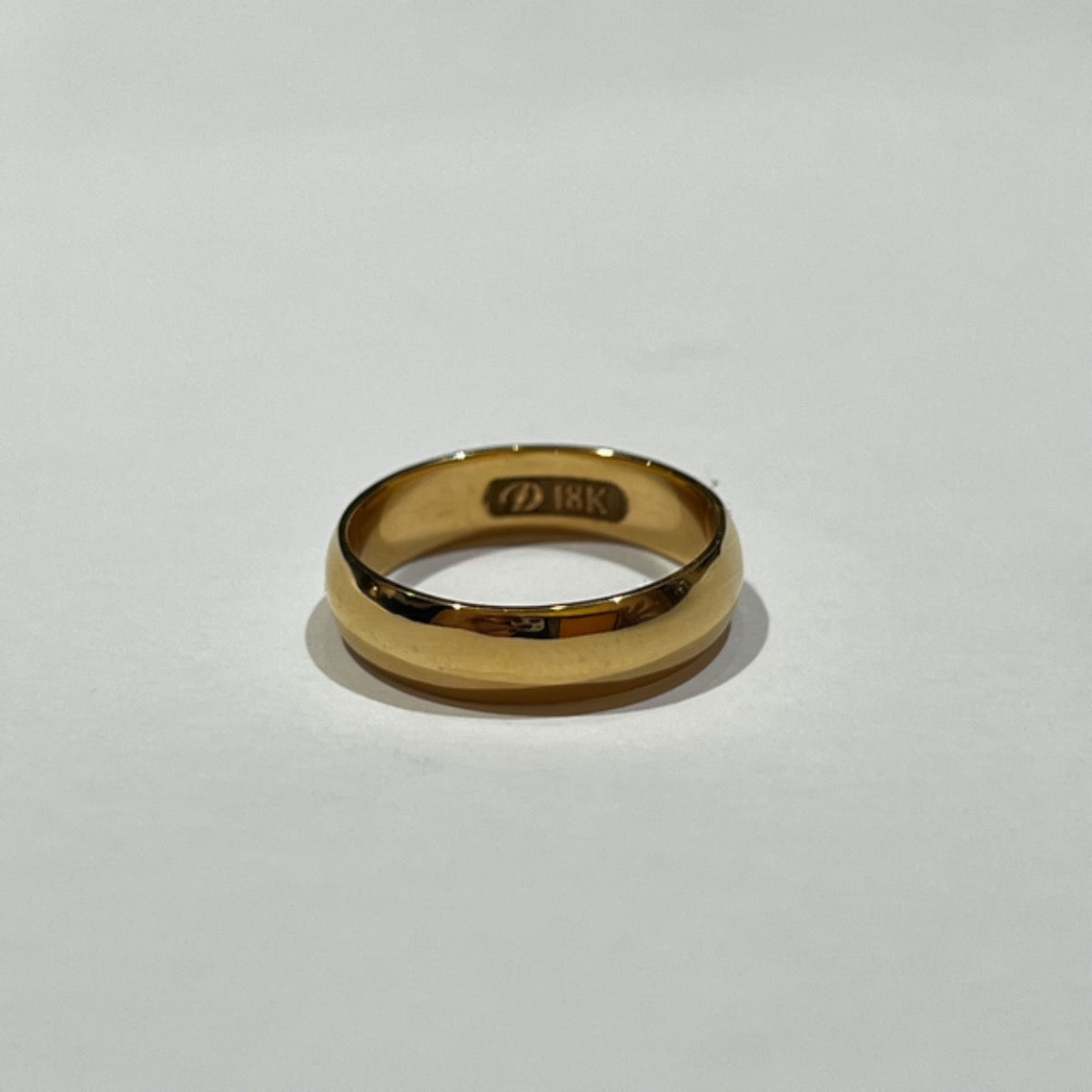 18K Yellow Gold Wedding Band