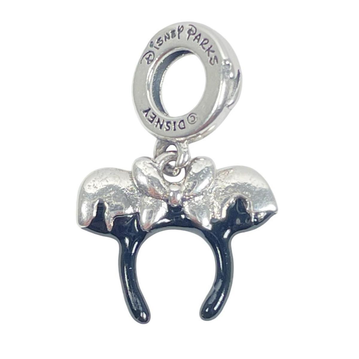 White Silver Minnie Charm with CZ