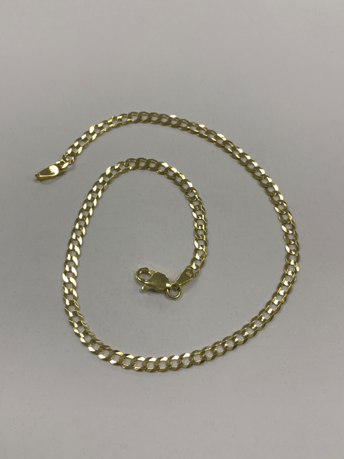 14K Yellow Gold Anklet