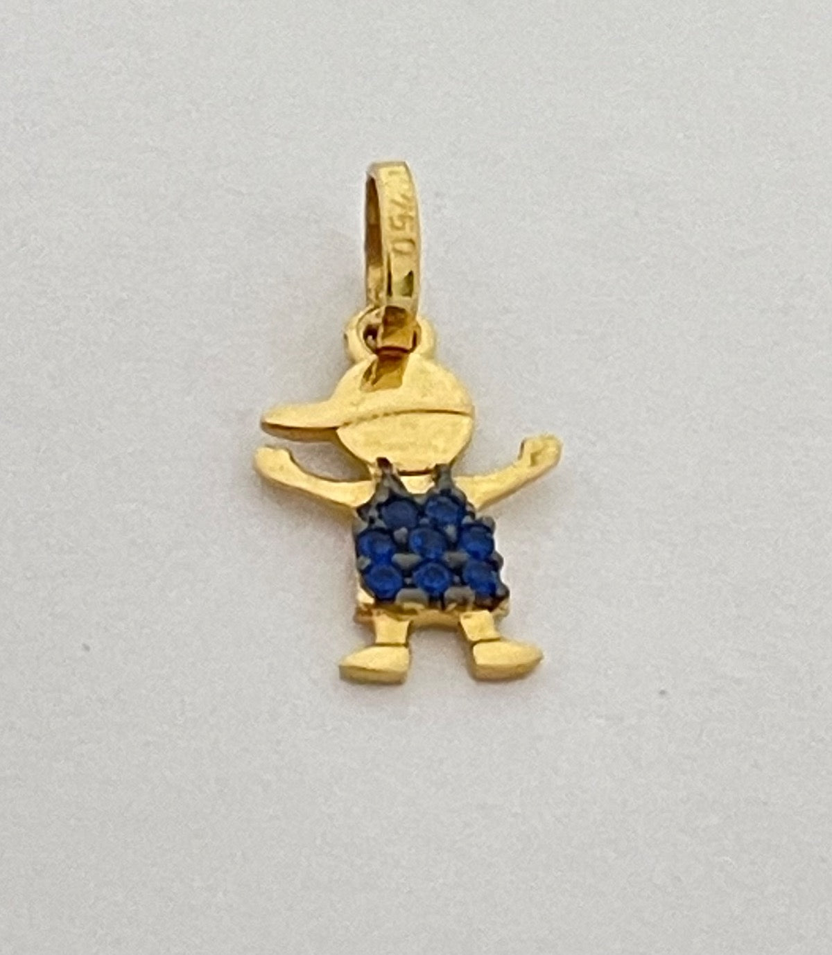 14K Yellow Gold Pendant with CZ