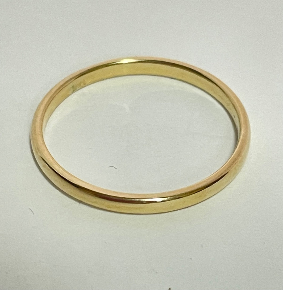 14K Yellow Gold Wedding Band
