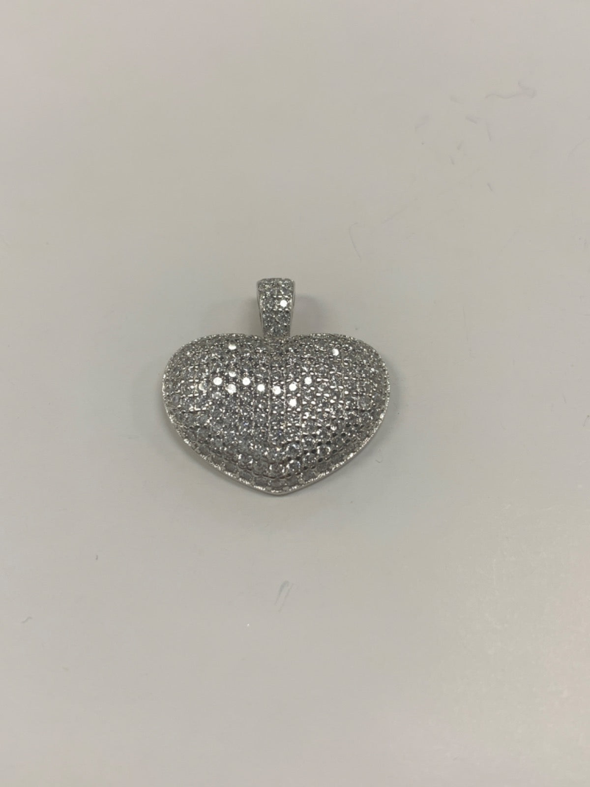 Silver Pendant with CZ