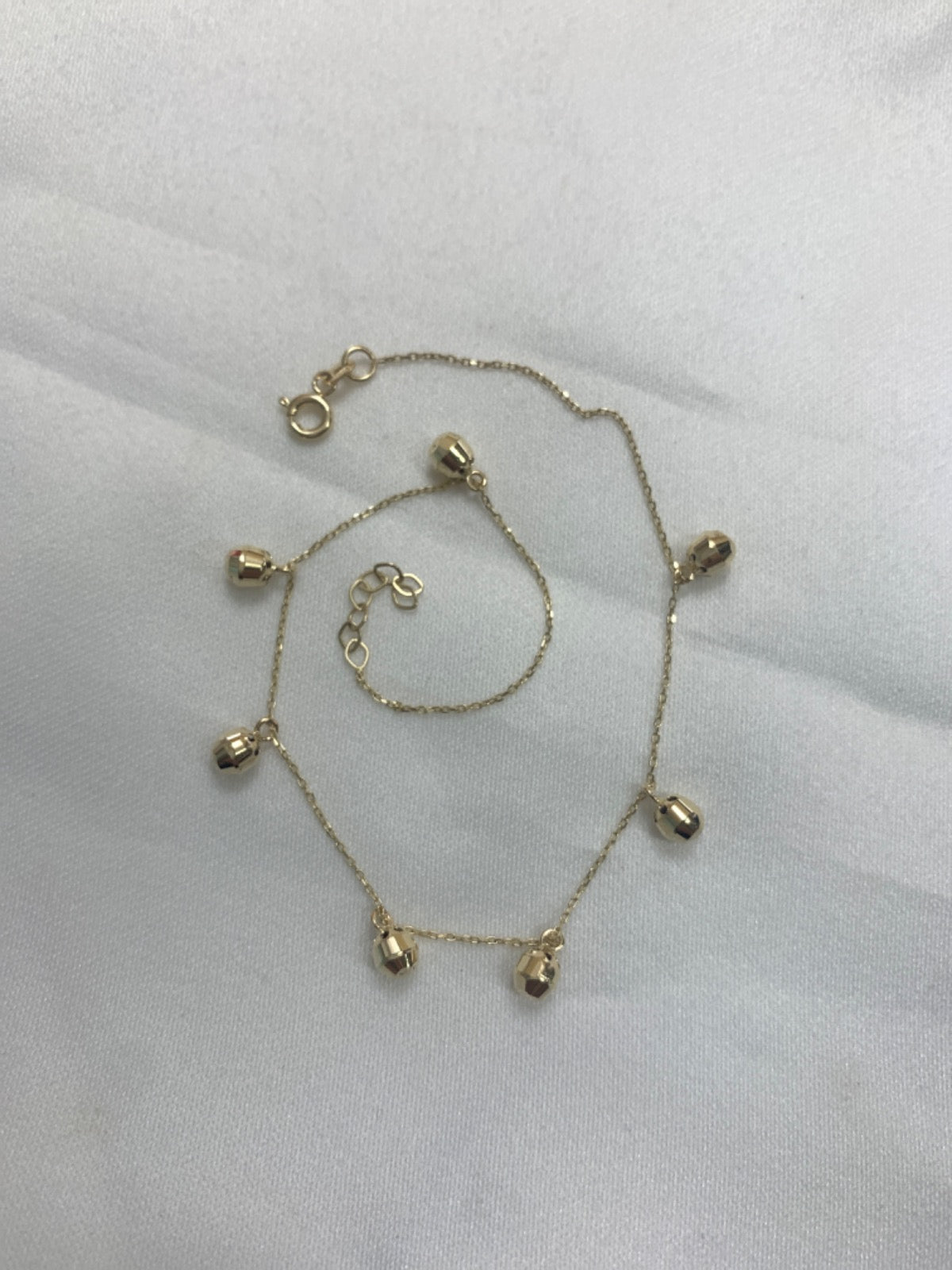 14K Yellow Gold Anklet