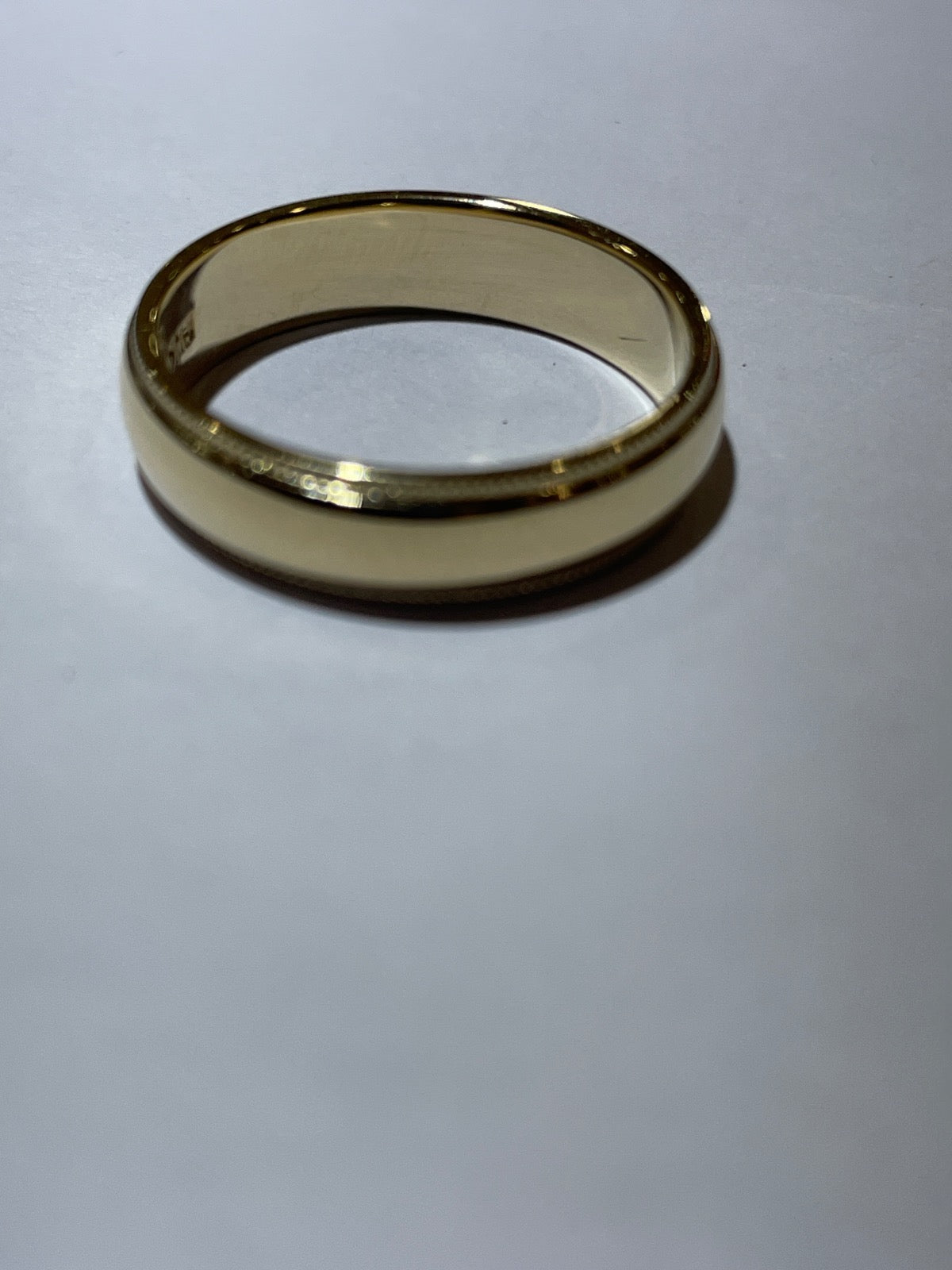 14K Yellow Gold Wedding Band