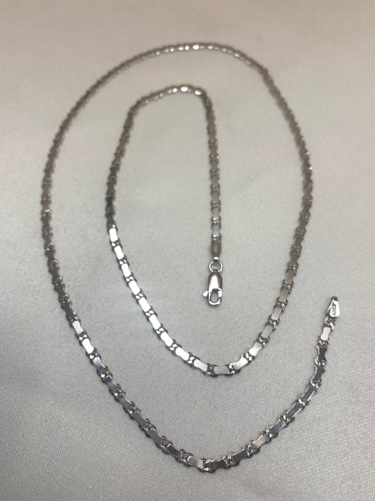 White Silver Chain
