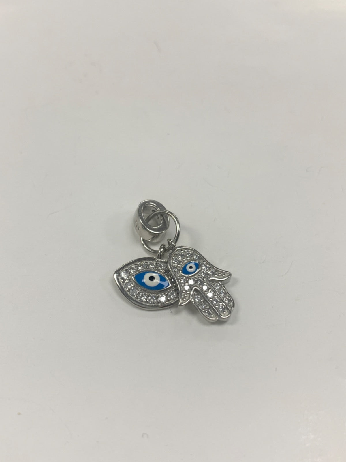 Silver Pendant with CZ