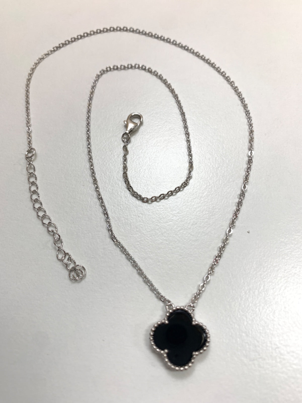 White Silver Chain with CZ