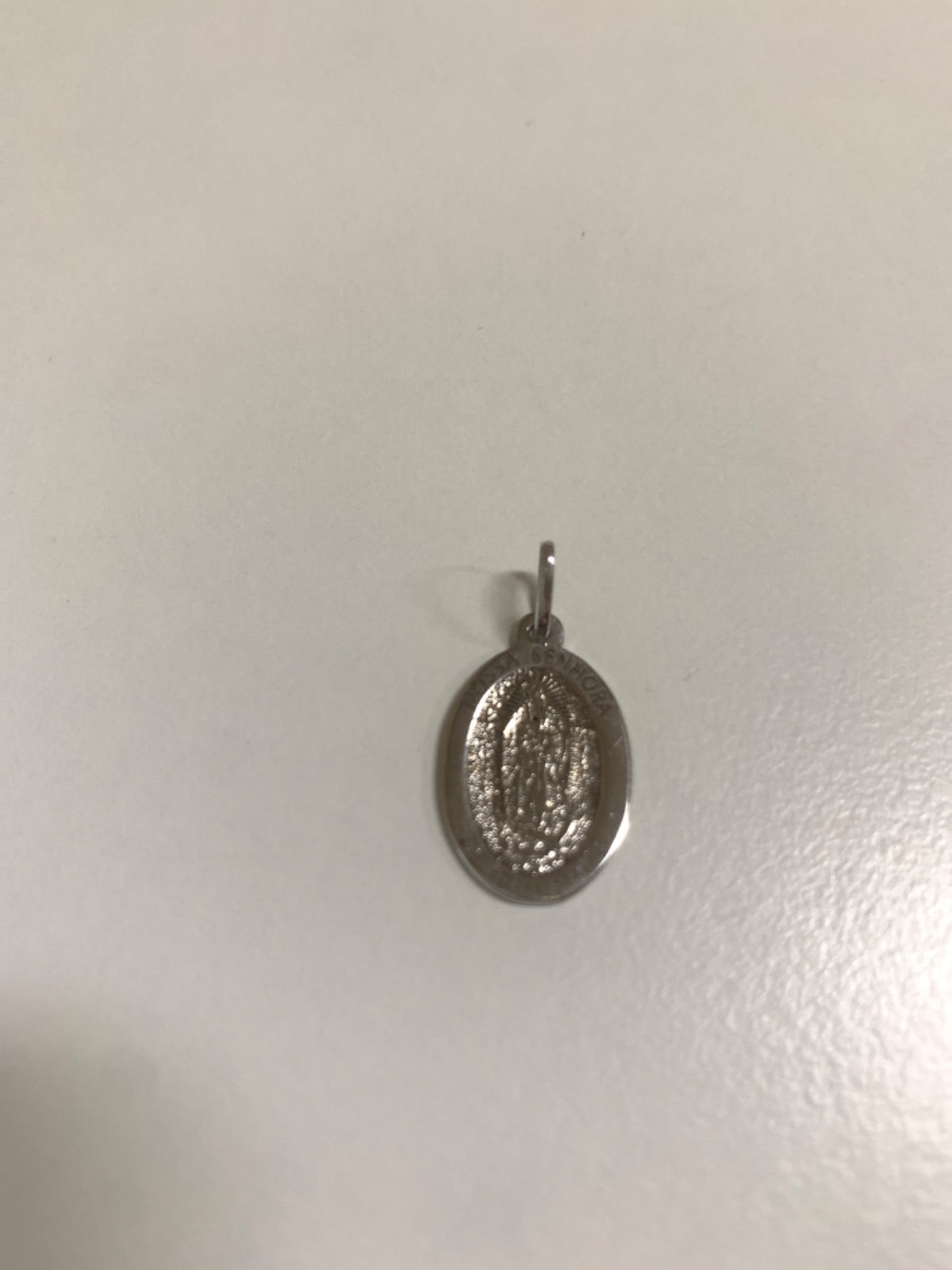 18K White Gold N.s Guadalupe Pendant