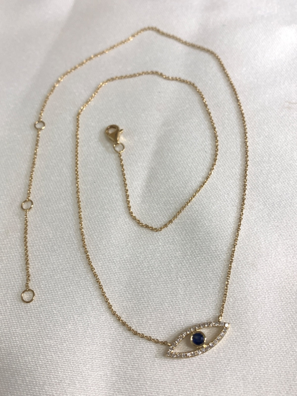 14K Yellow Gold Chain with Diamond