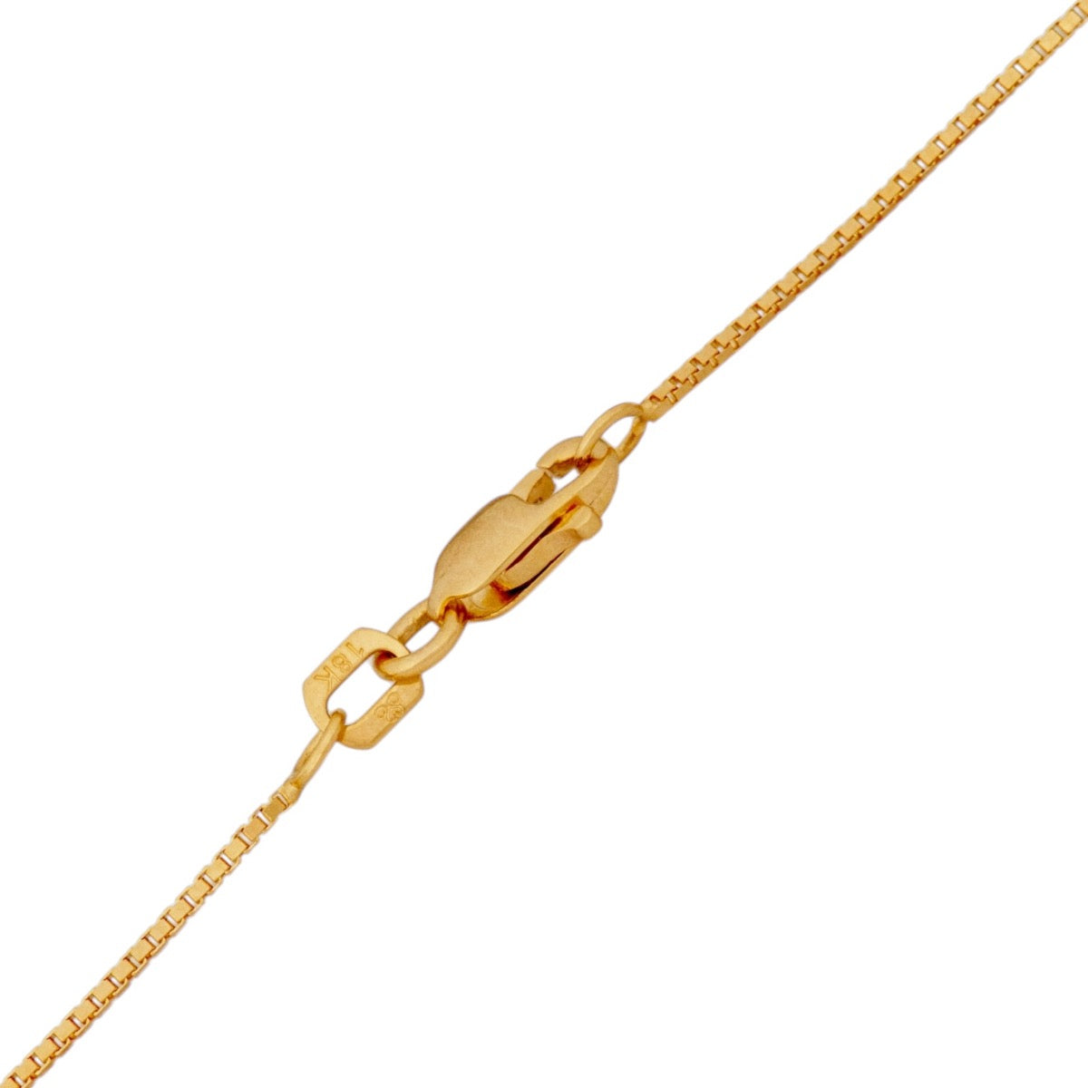 18K Yellow Gold Box Chain