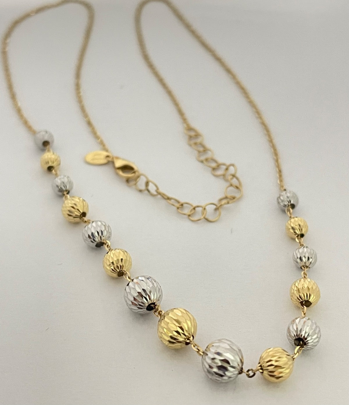 18K Two-Tone Gold Luna Chain