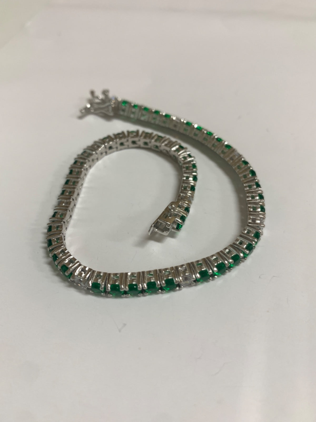 Silver Bracelet with CZ