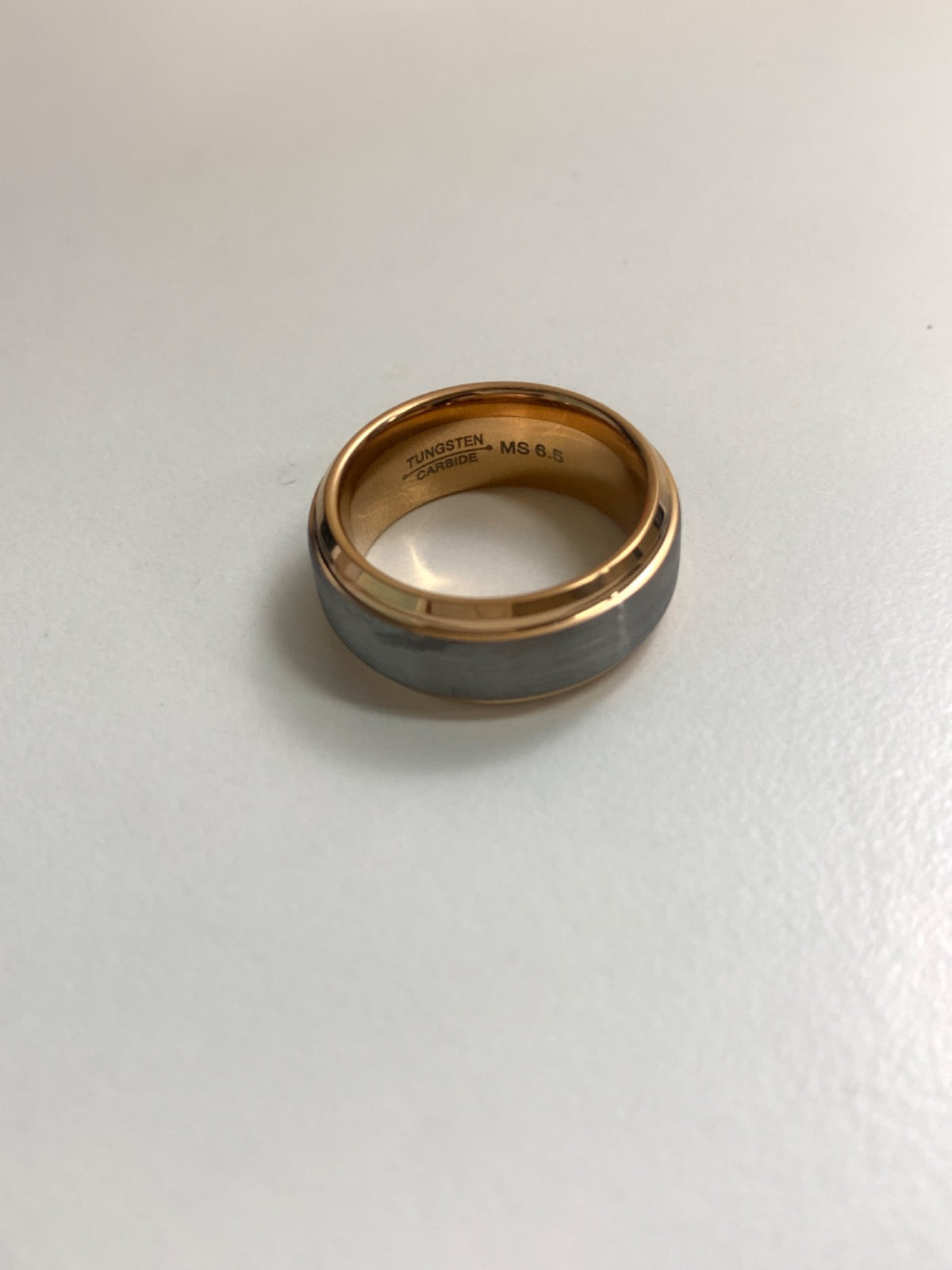 Yellow Tungsten Ring