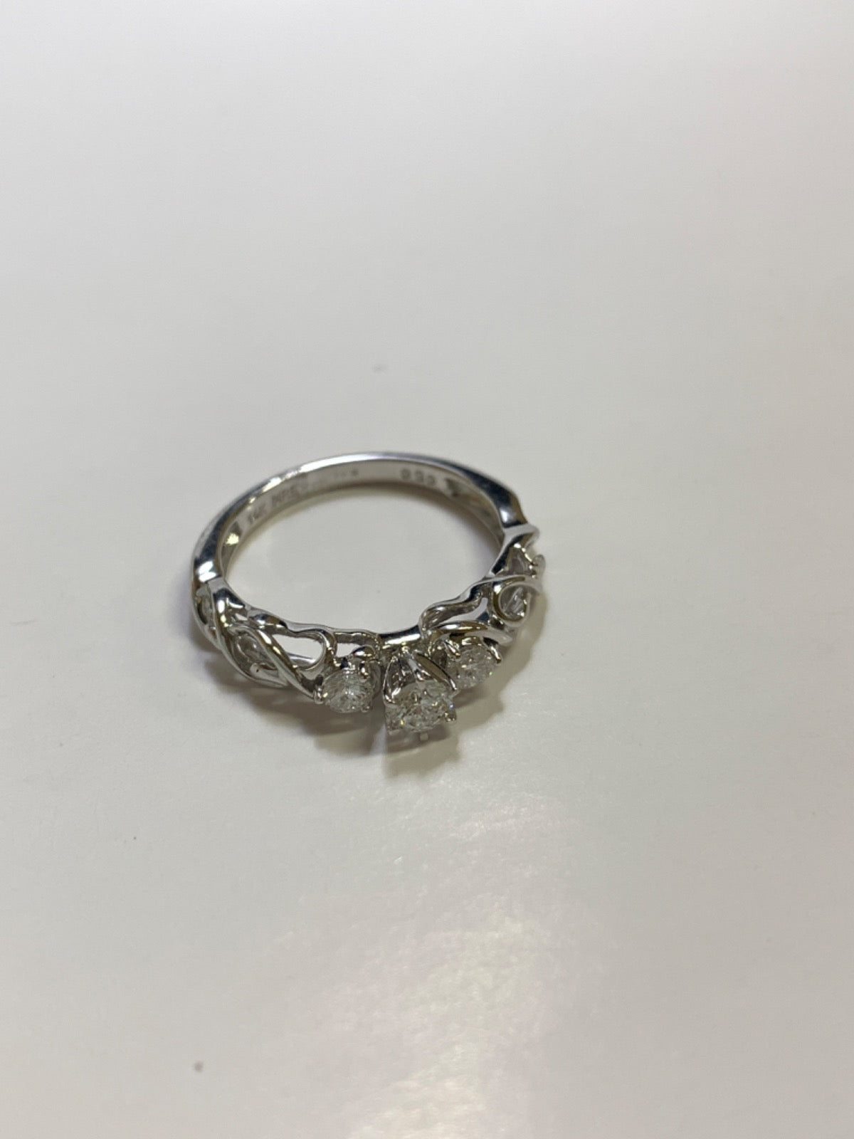 14K Yellow Gold Ring with Diamond