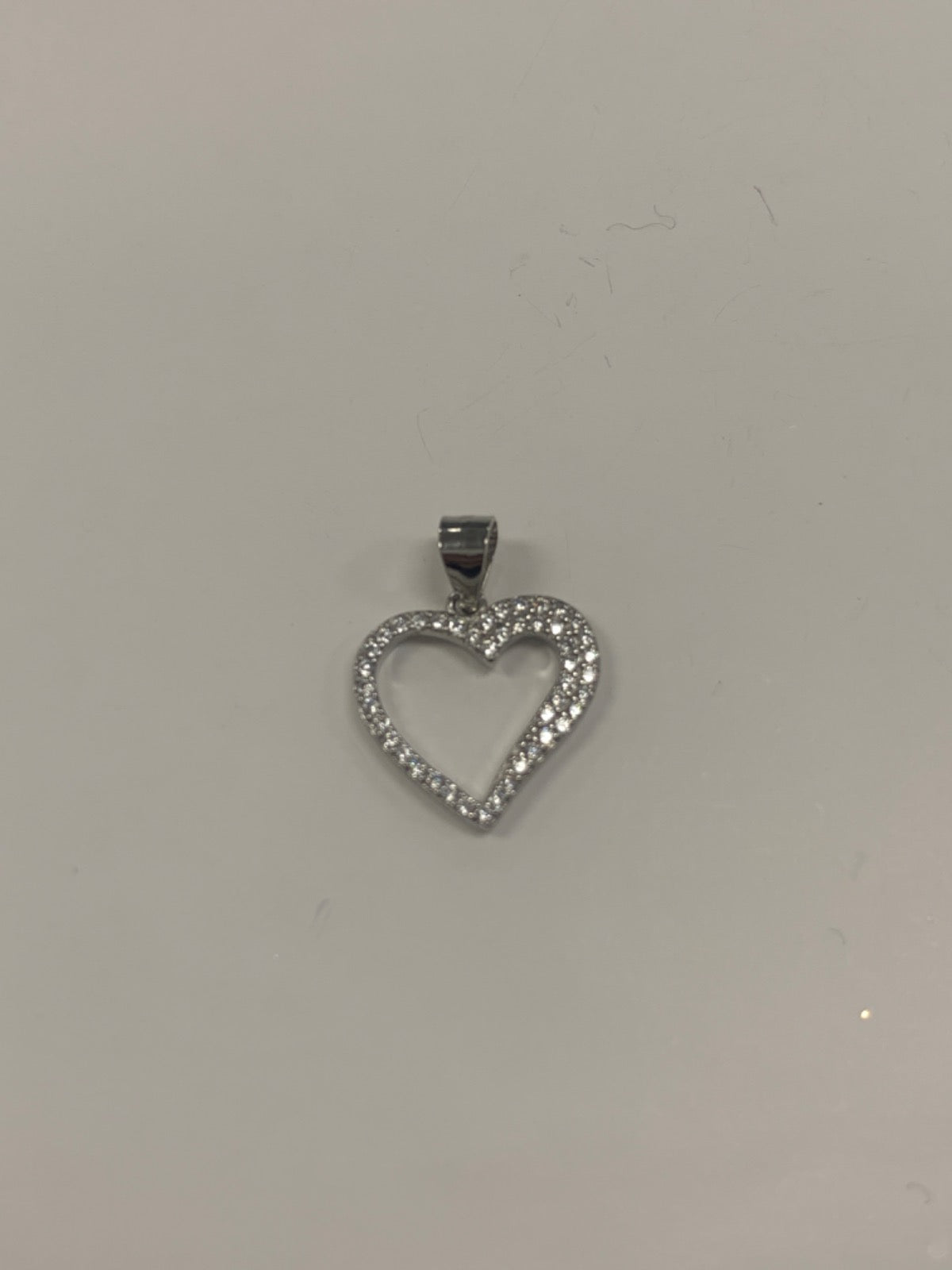 Silver Pendant with CZ