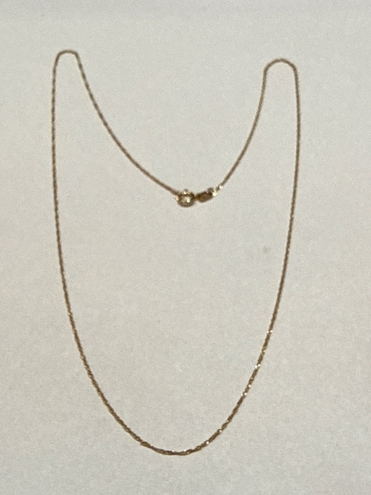 18K Yellow Gold Cable Chain