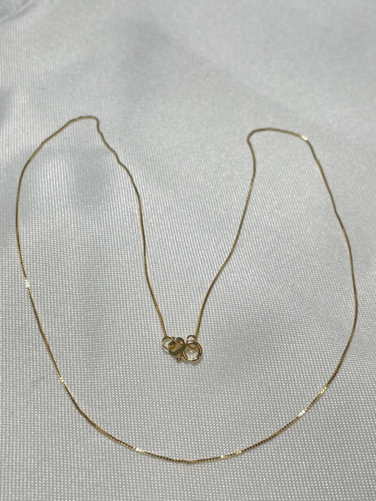 18K Yellow Gold Box Chain