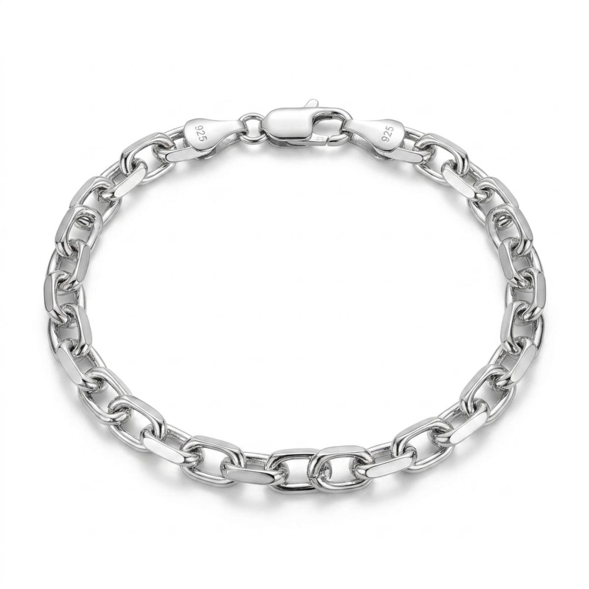 White Silver Bracelet