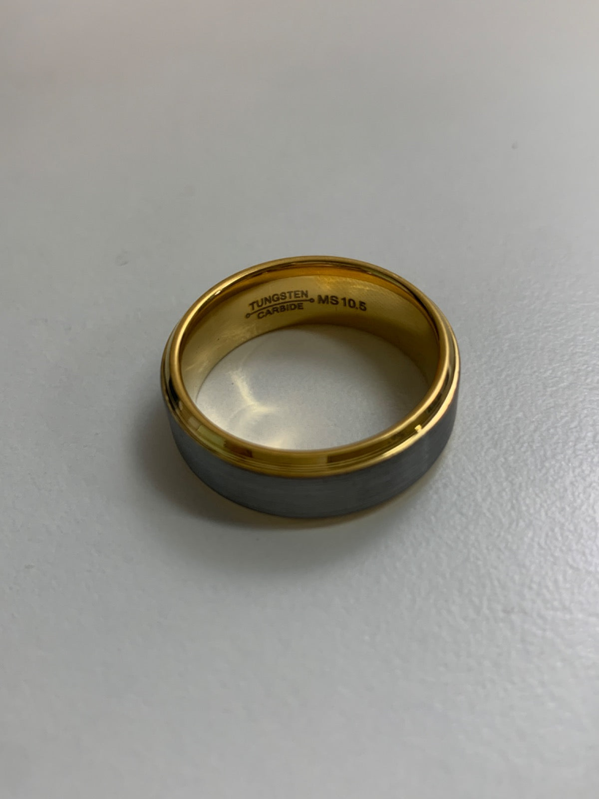 Yellow Tungsten Ring