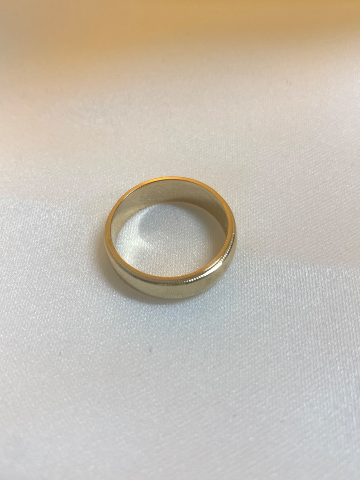 14K Yellow Gold Wedding Band