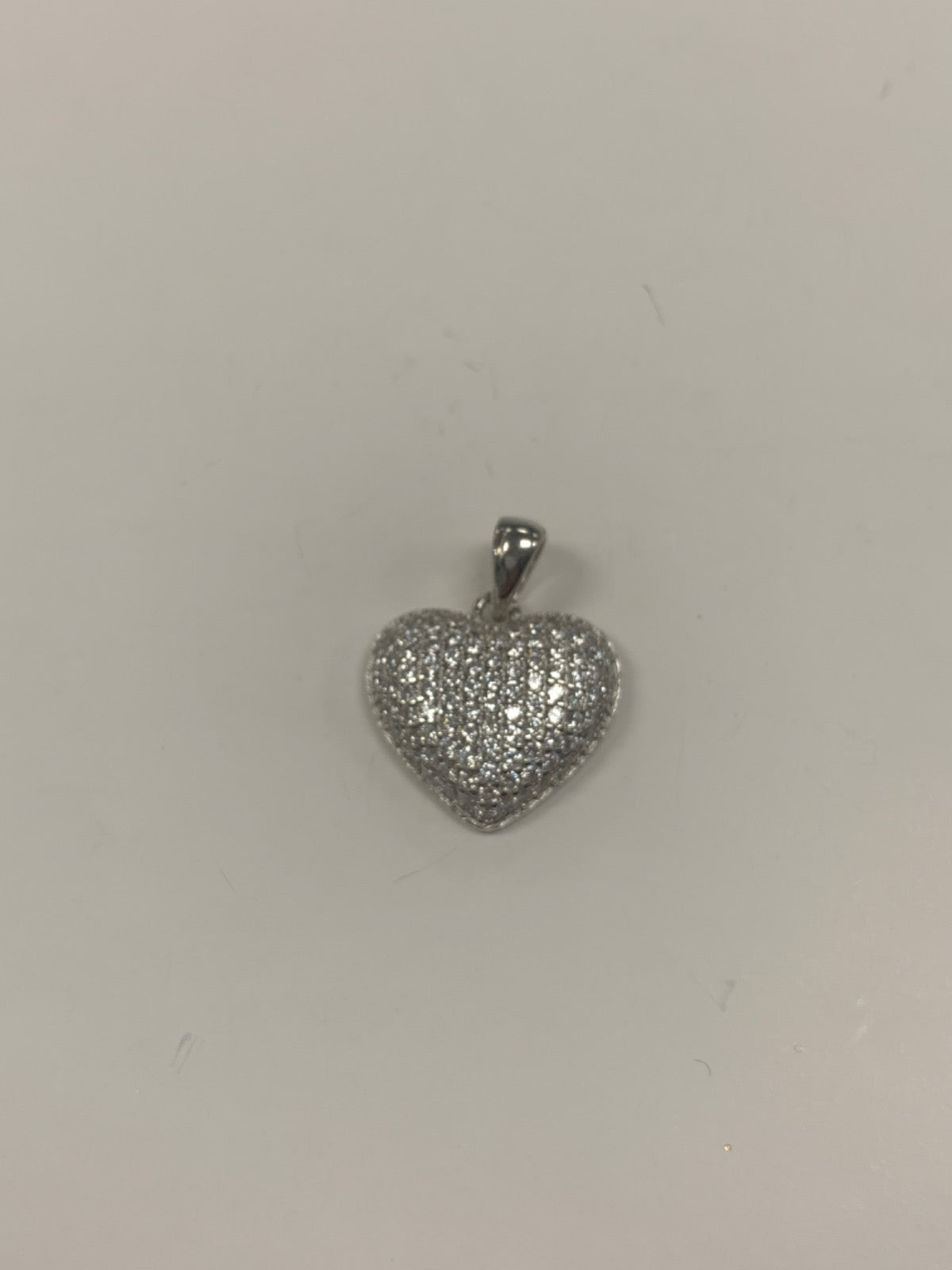 Silver Pendant with CZ