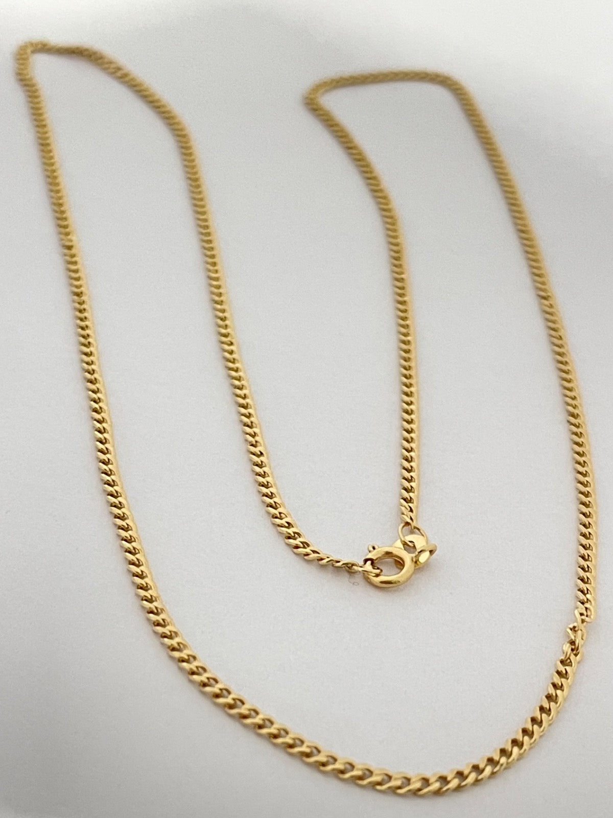 18K Yellow Gold Cuban Chain