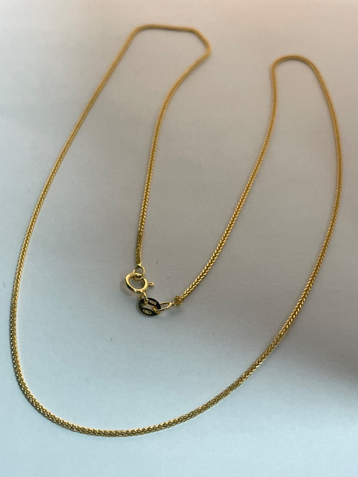 18K Yellow Gold Braid Chain