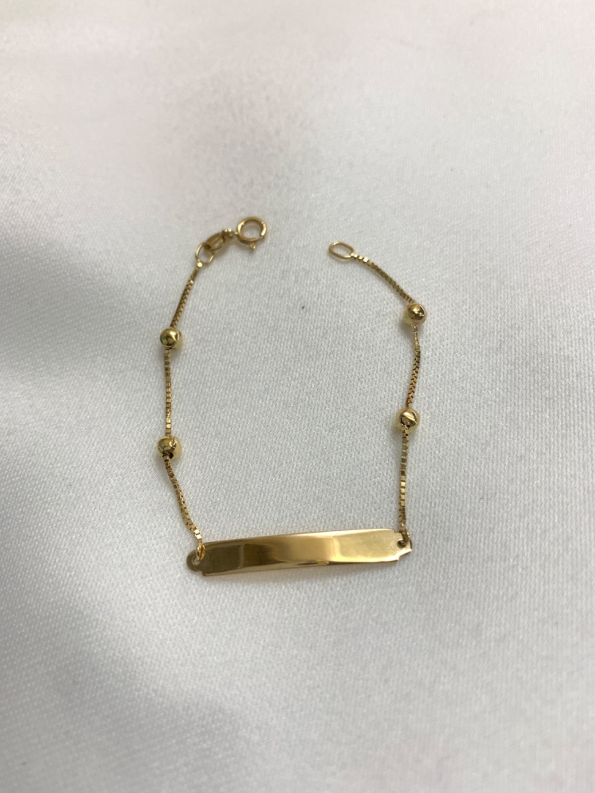 18K Yellow Gold Baby Bracelet
