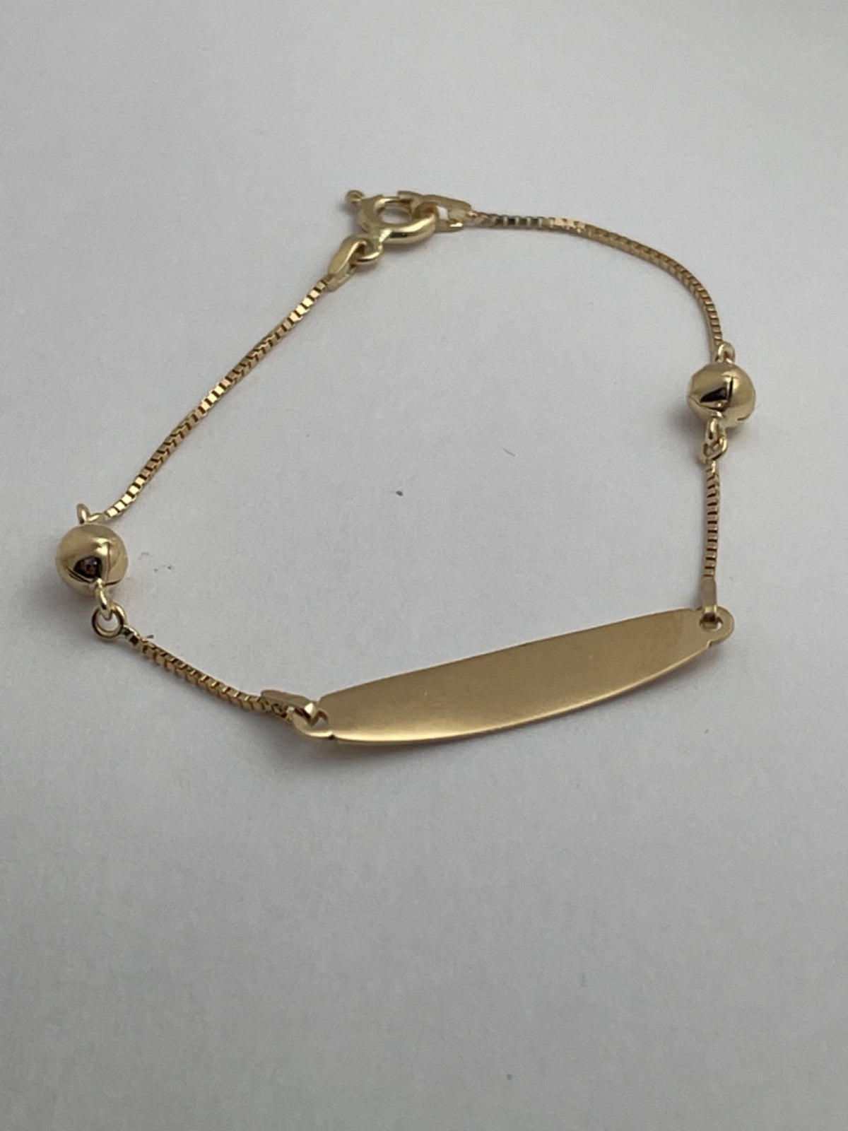 18K Yellow Gold Baby Bracelet