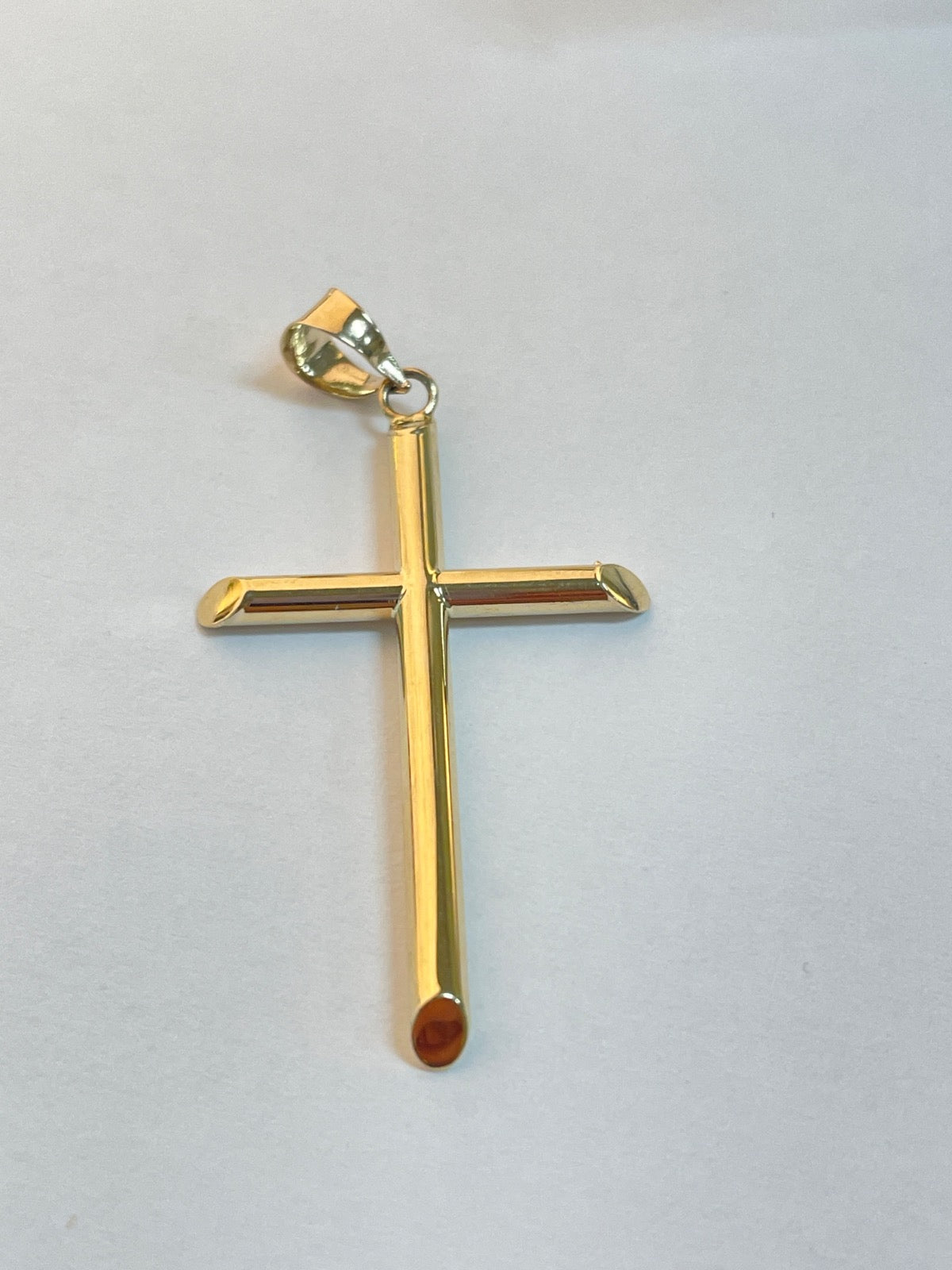 14K Yellow Gold Cross Pendant