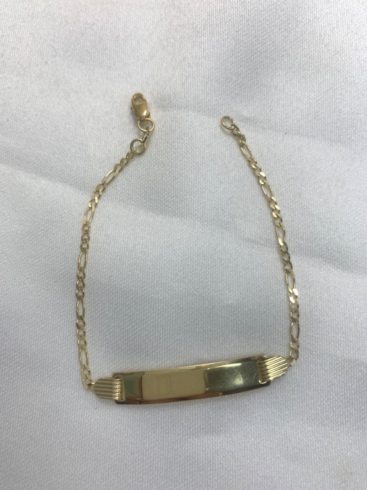 14K Yellow Gold Plate Baby Bracelet