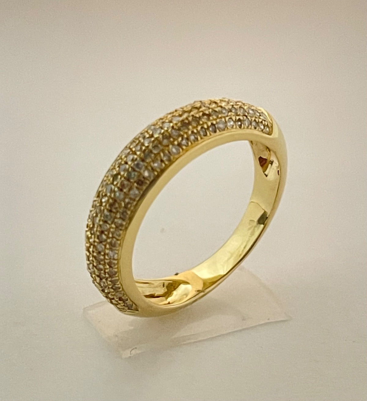 14K Yellow Gold Engagement Ring with Diamond