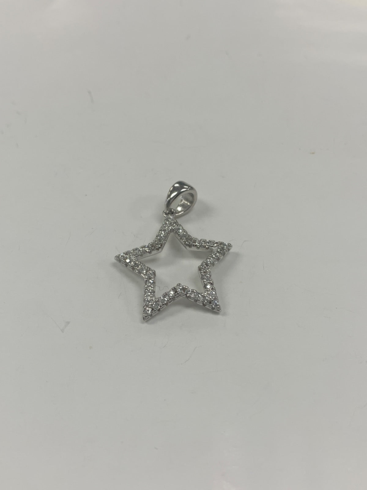 Silver Pendant with CZ