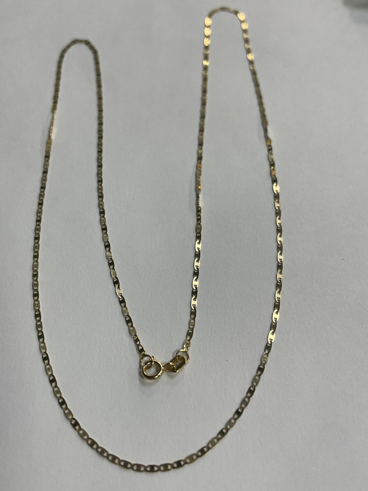 18K Yellow Gold Piastrine Chain