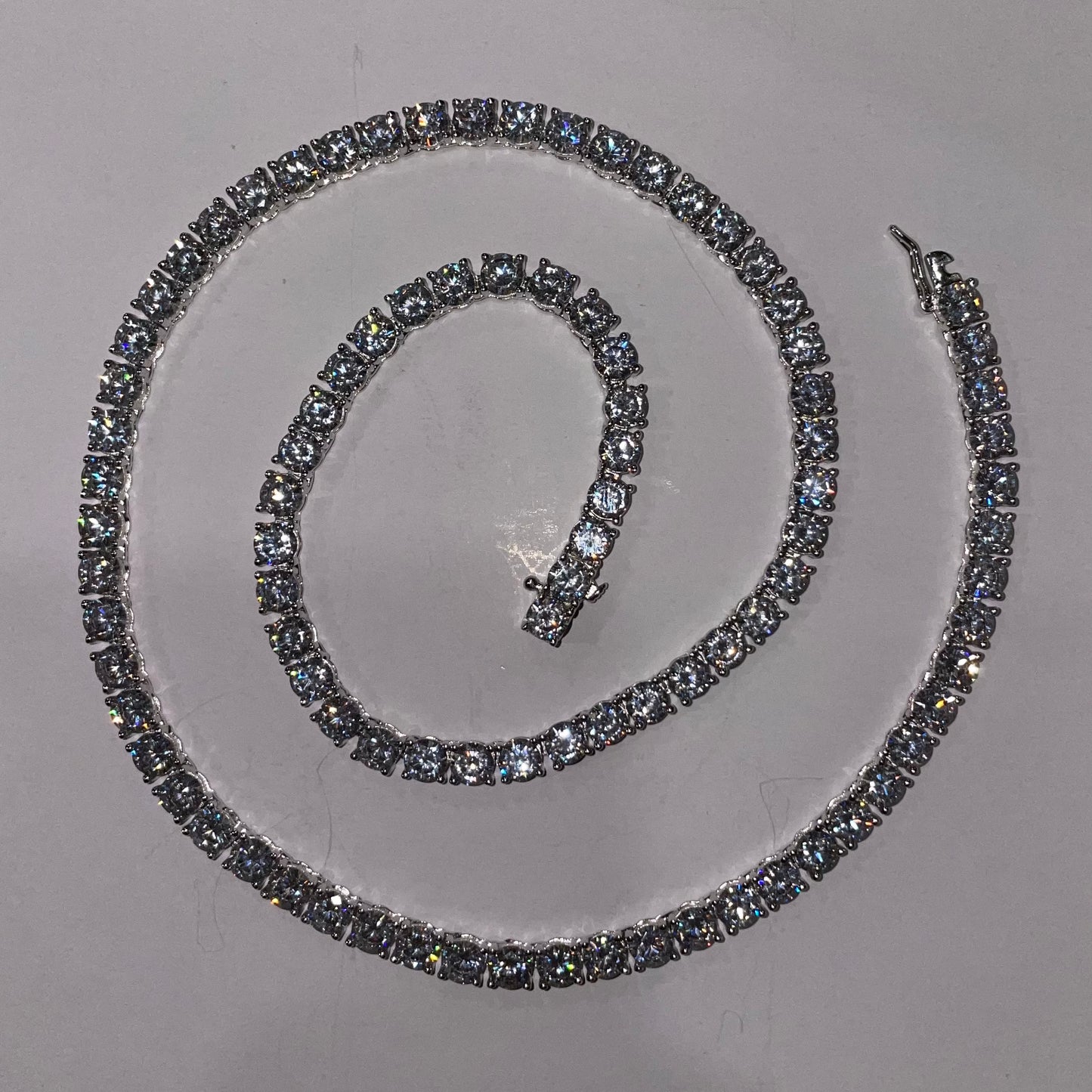 Sterling Silver 6mm Tennis Chain 20”