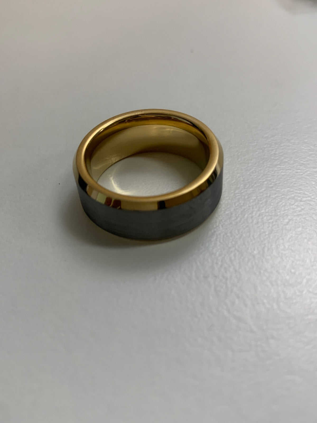 Yellow Tungsten Ring