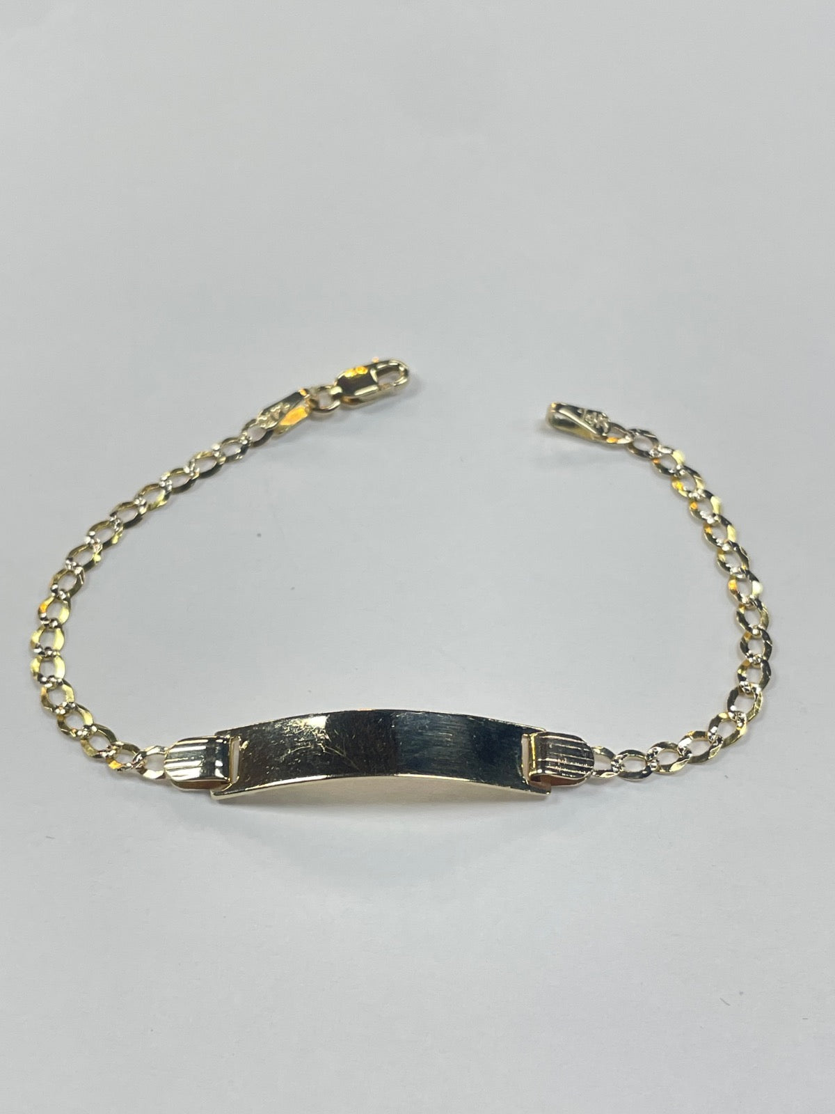 14K Yellow Gold ID Bracelet
