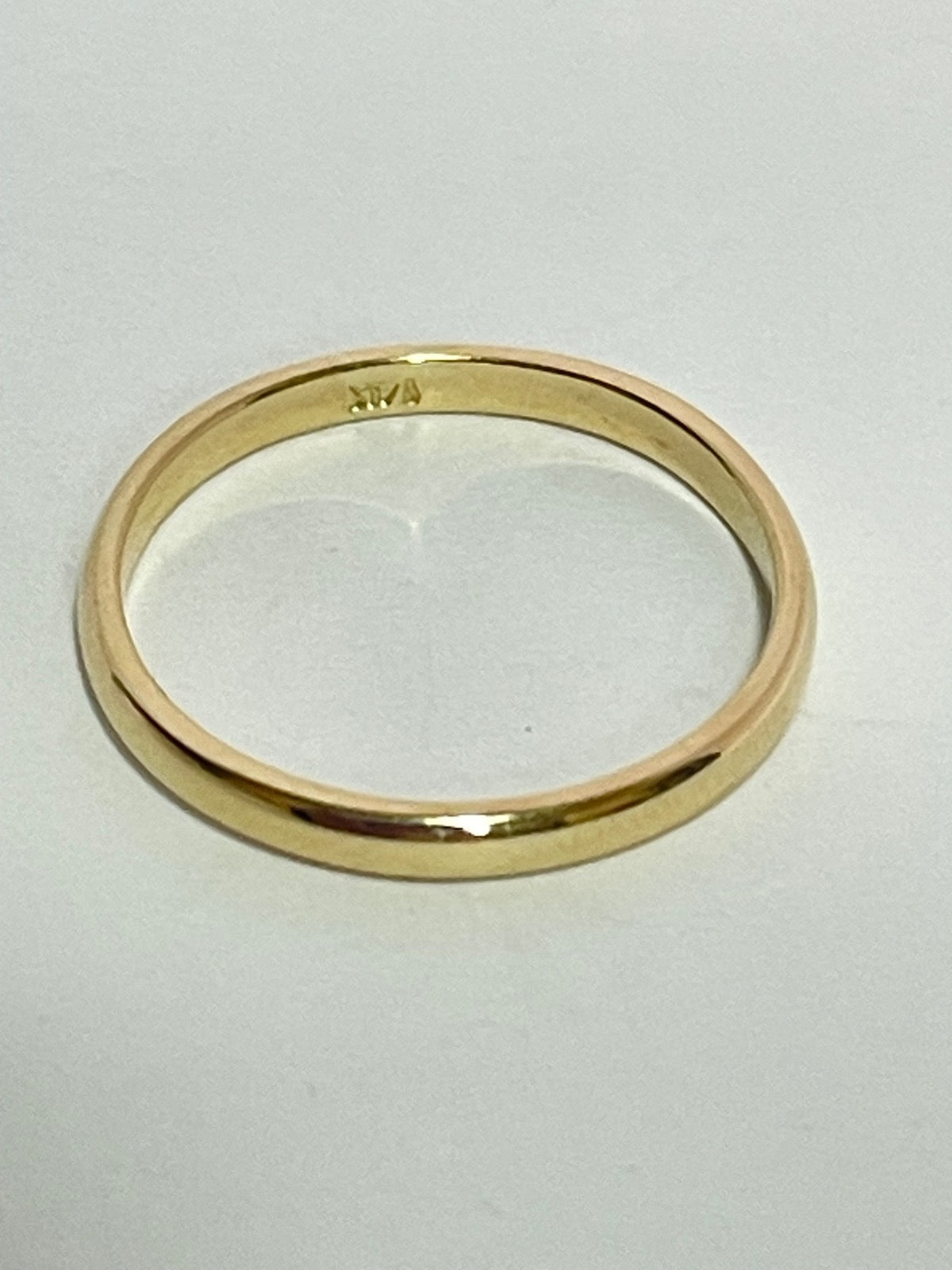 14K Yellow Gold Wedding Band