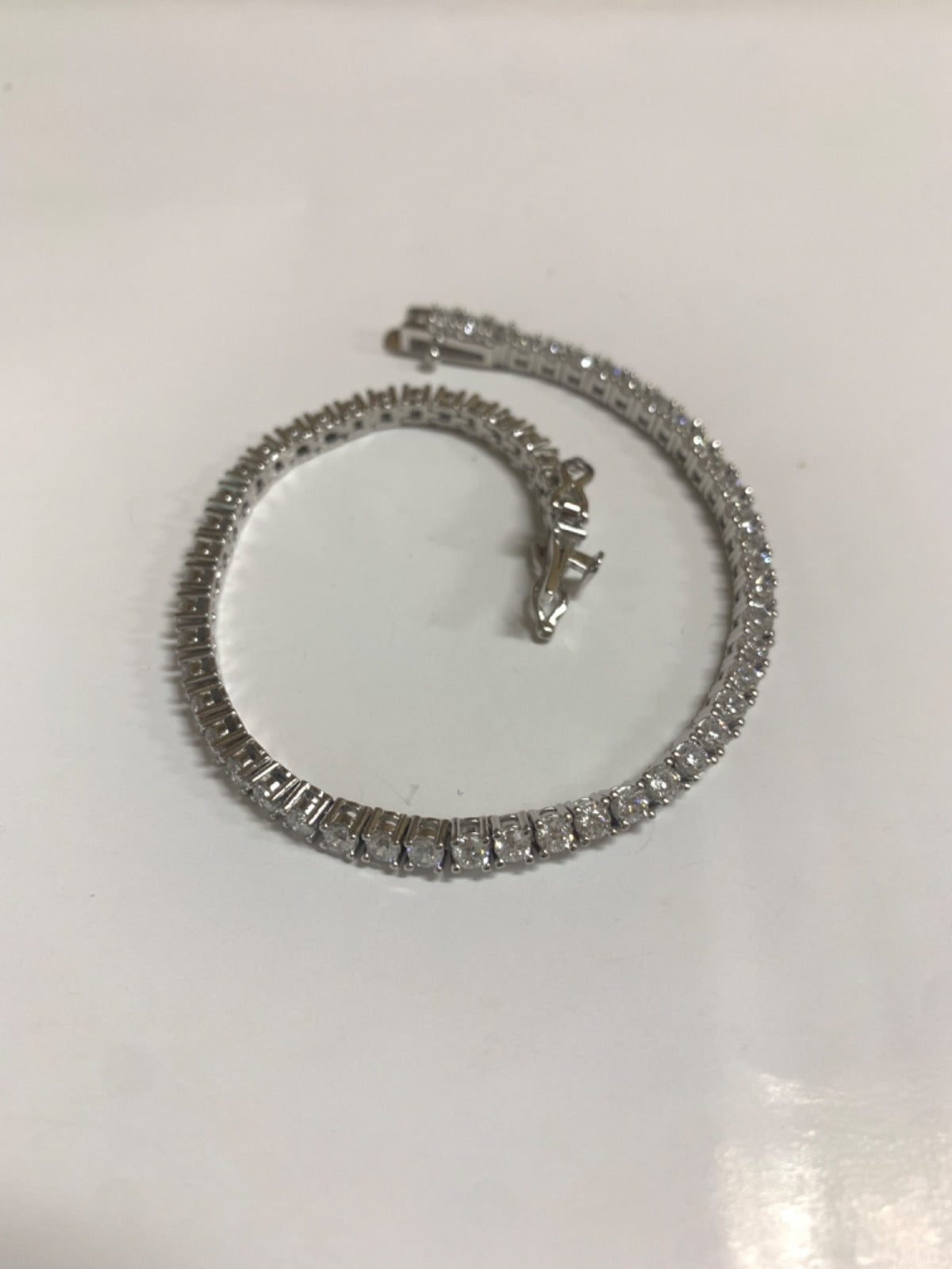 Silver Bracelet with CZ