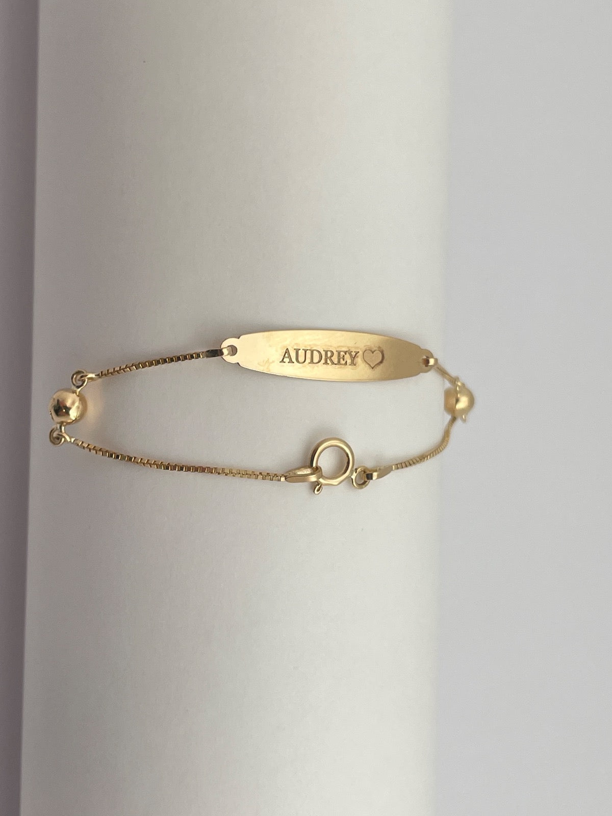 18K Yellow Gold Baby Bracelet