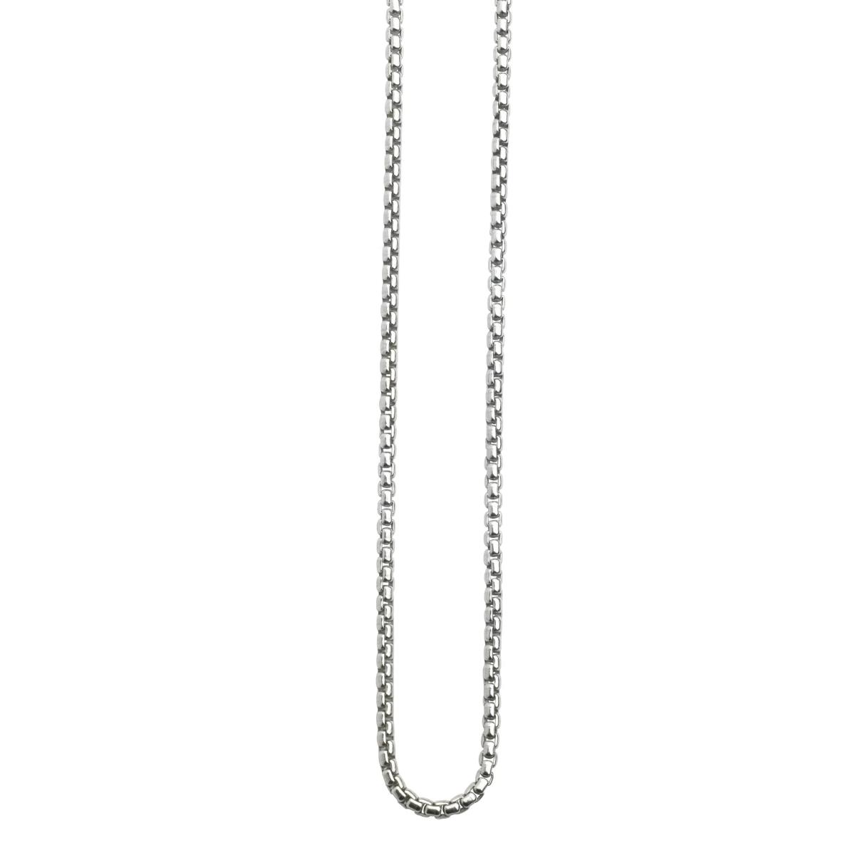 White Silver Box Chain