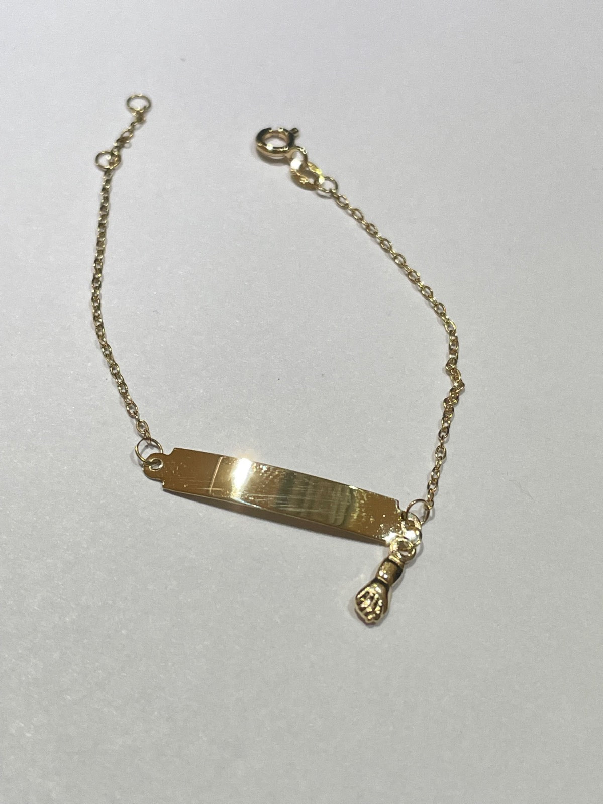 18K Yellow Gold Baby Bracelet
