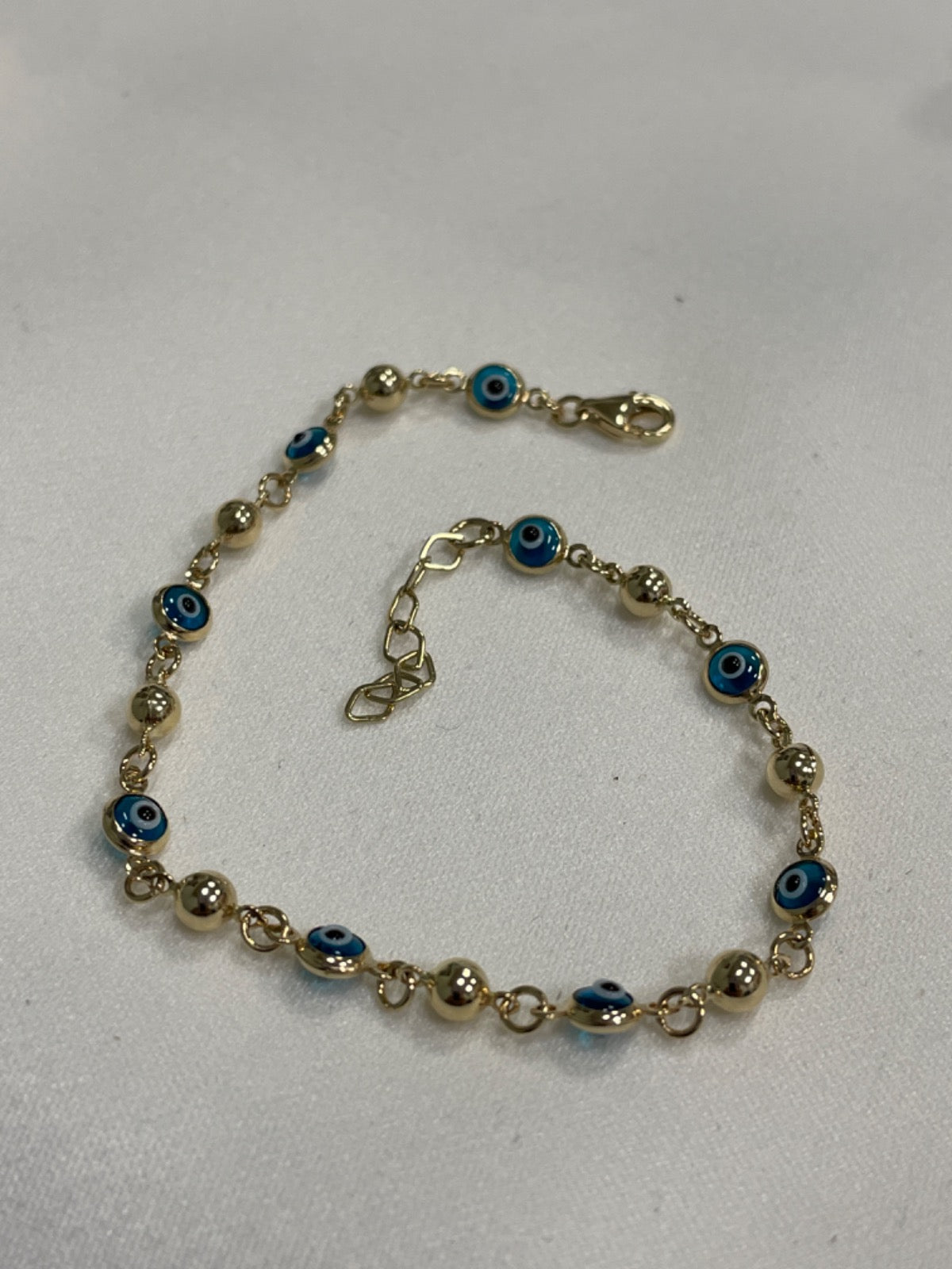 14K Yellow Gold Bracelet with CZ