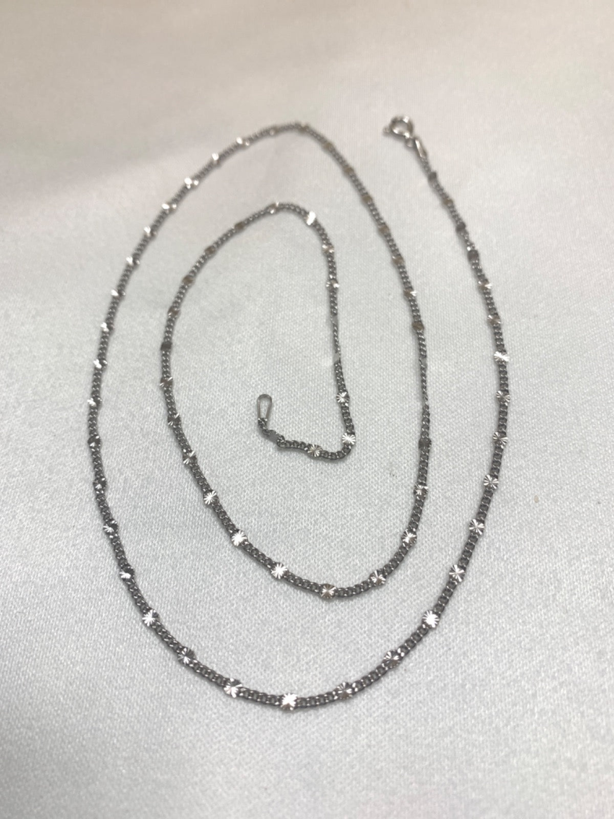 White Silver Chain