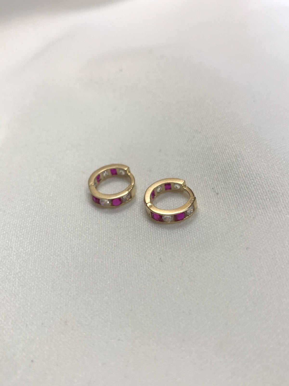14K Yellow Gold Earring with CZ