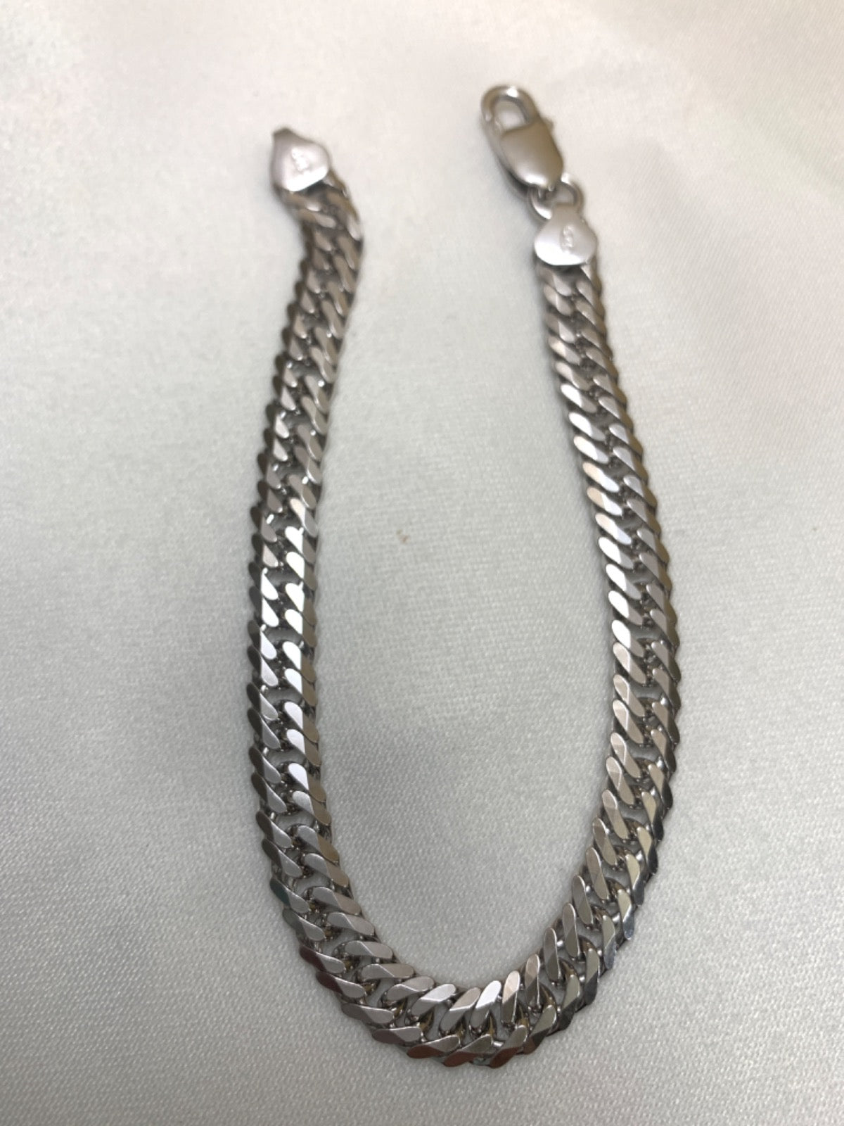 White Silver Bracelet