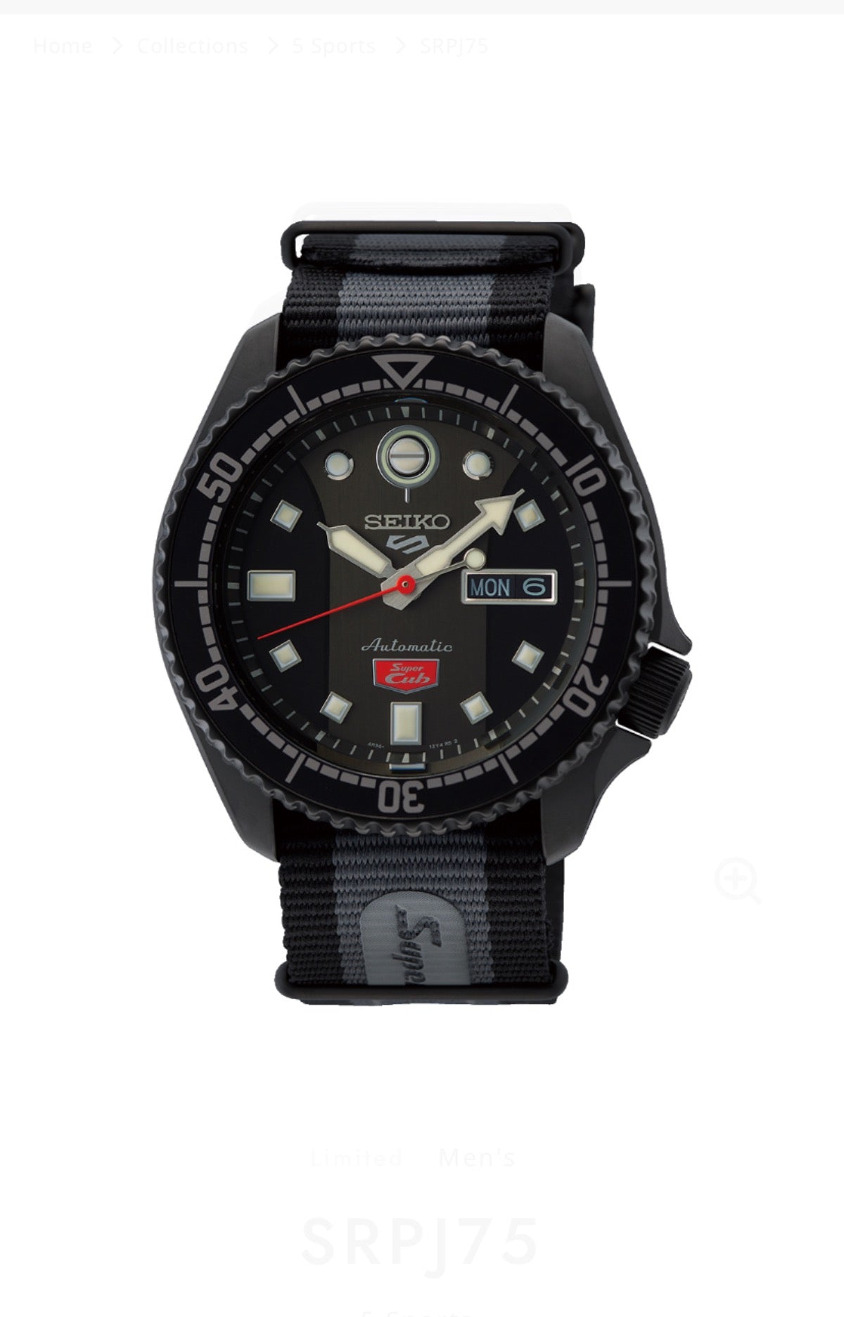 Srpj75 Men's Watch