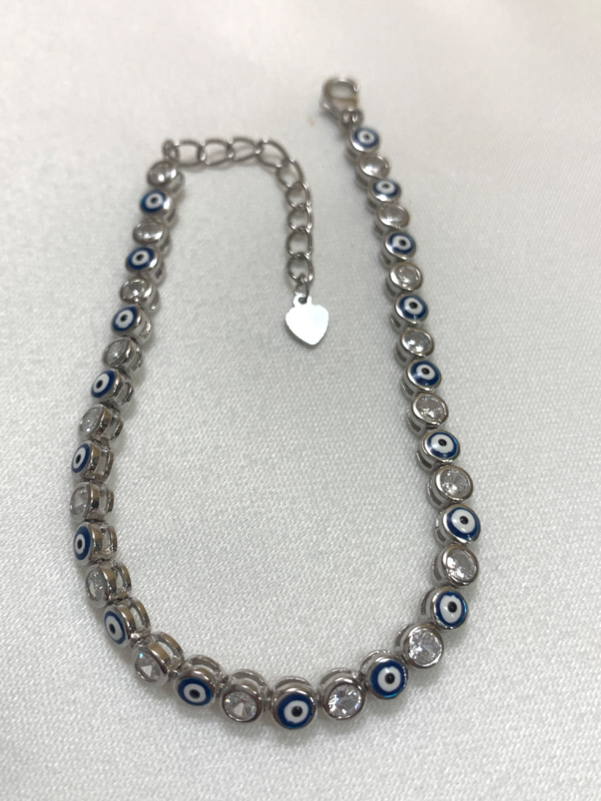 Silver Bracelet with CZ