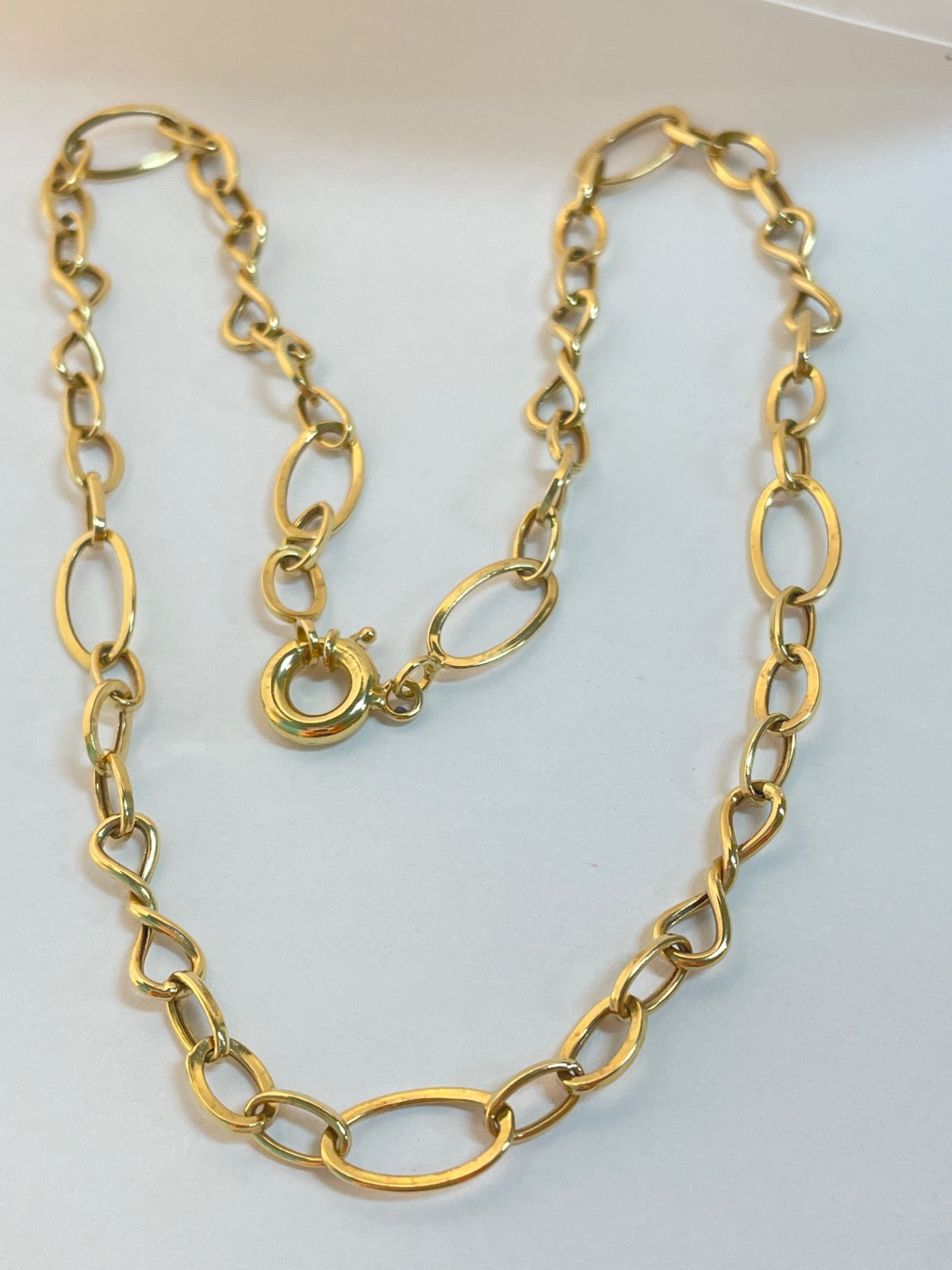 18K Yellow Gold Big Links Chain